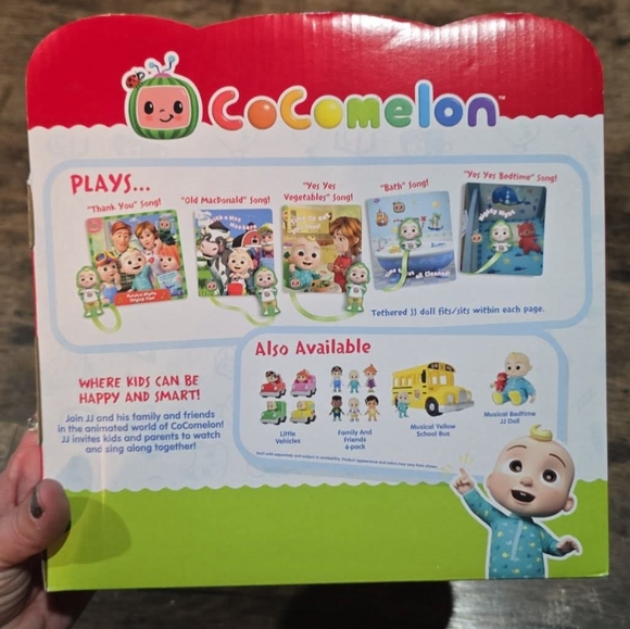 New 🔥 Cocomelon musical plush book toy - Picture 2 of 2